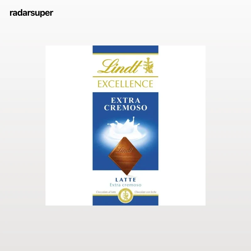 Chocolate con leche extra cremoso Lindt Excellence 100 g.
