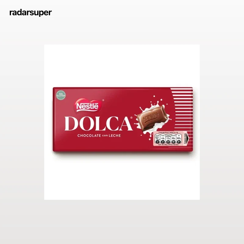 Chocolate con leche Nestlé Dolca sin gluten 100 g.