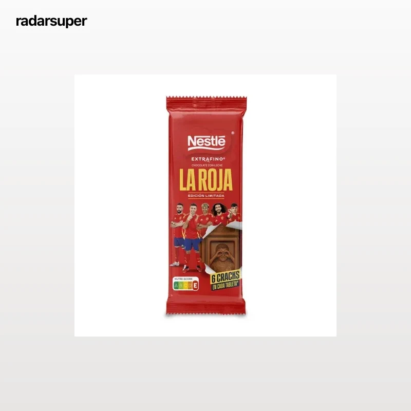 Chocolate con leche Nestlé Extrafino La Roja 90 g.