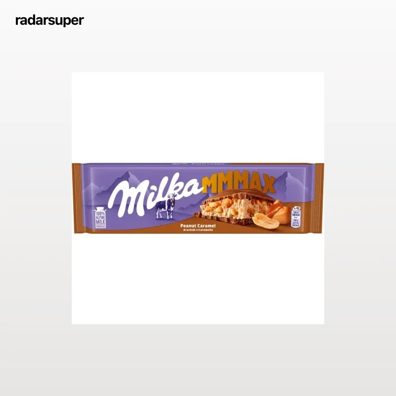 Chocolate con leche relleno de caramelo y cacahuetes Milka 276 g.