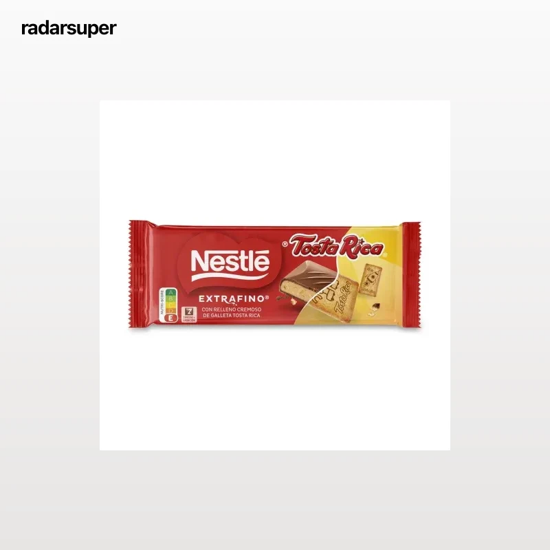 Chocolate con leche relleno de cremoso con galleta Nestlé Extrafino Tostarica 84 g.
