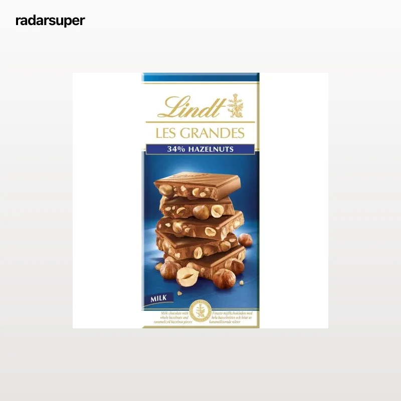 Chocolate con leche y avellanas Lindt 150 g.