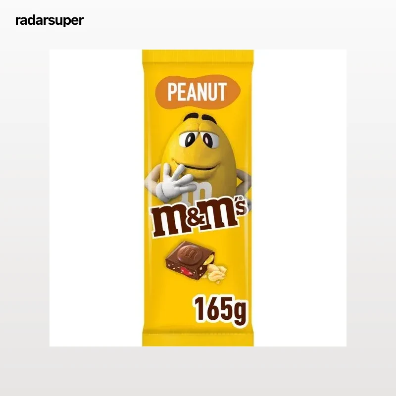 Chocolate con leche y cacahuete m&m's 165 g.