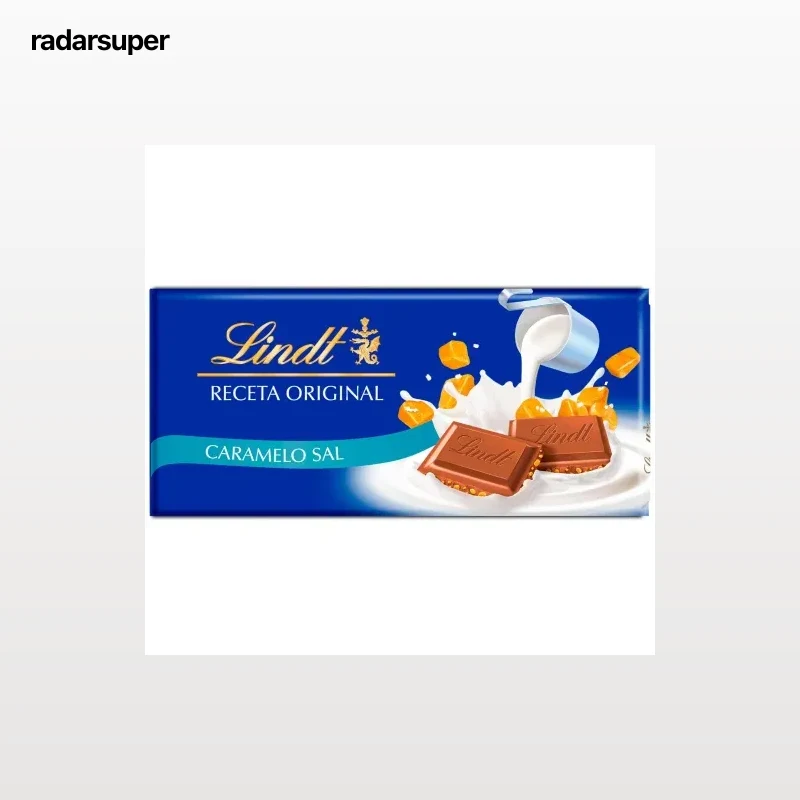 Chocolate con leche y caramelo salado Lindt 100 g.