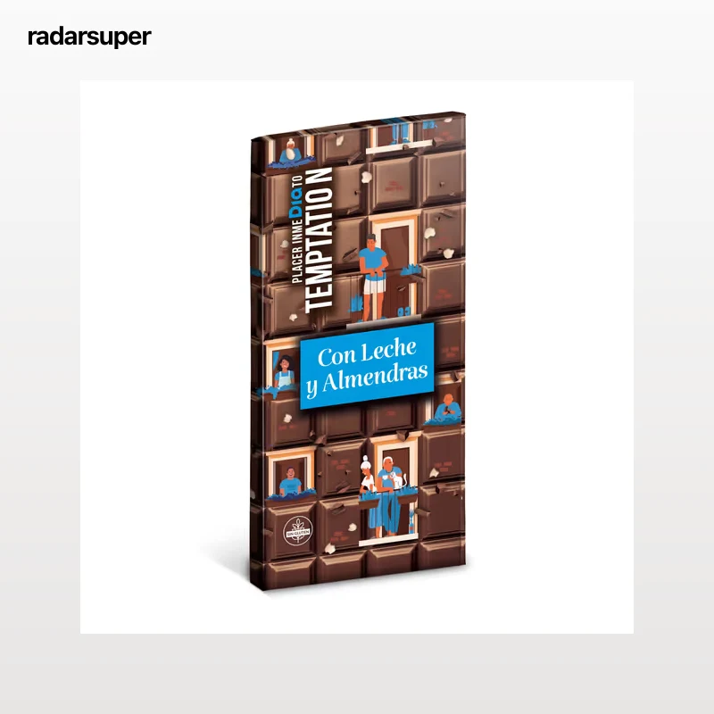 Chocolate con leche y almendras Dia Temptation 150 g