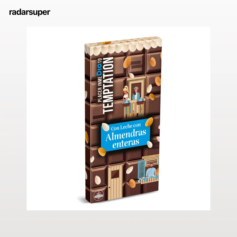 Chocolate con leche y almendras enteras Dia Temptation 200 g