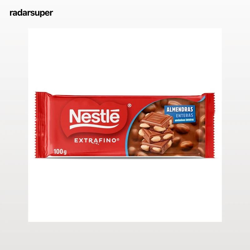 Chocolate con leche con almendras enteras Nestlé 100 g