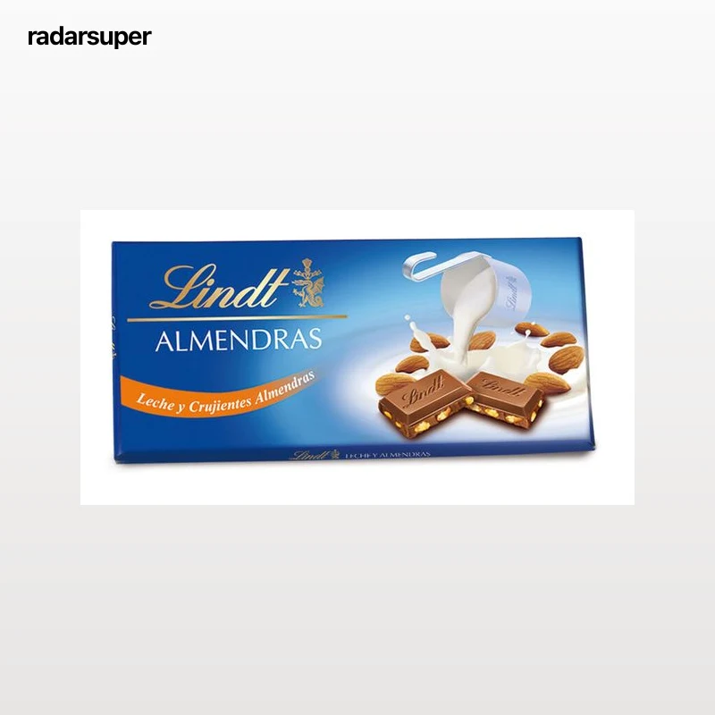 Chocolate con leche y almendras Lindt 100g