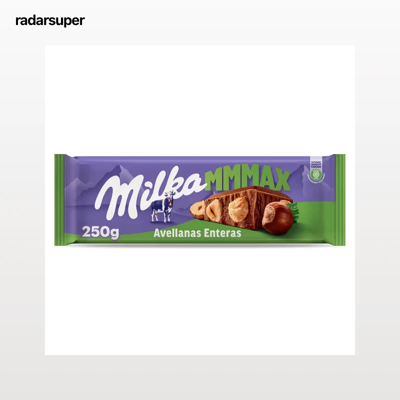 Chocolate con leche con avellanas Milka 250 g