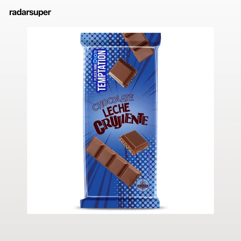 Chocolate con leche crujiente Dia Temptation 75 g