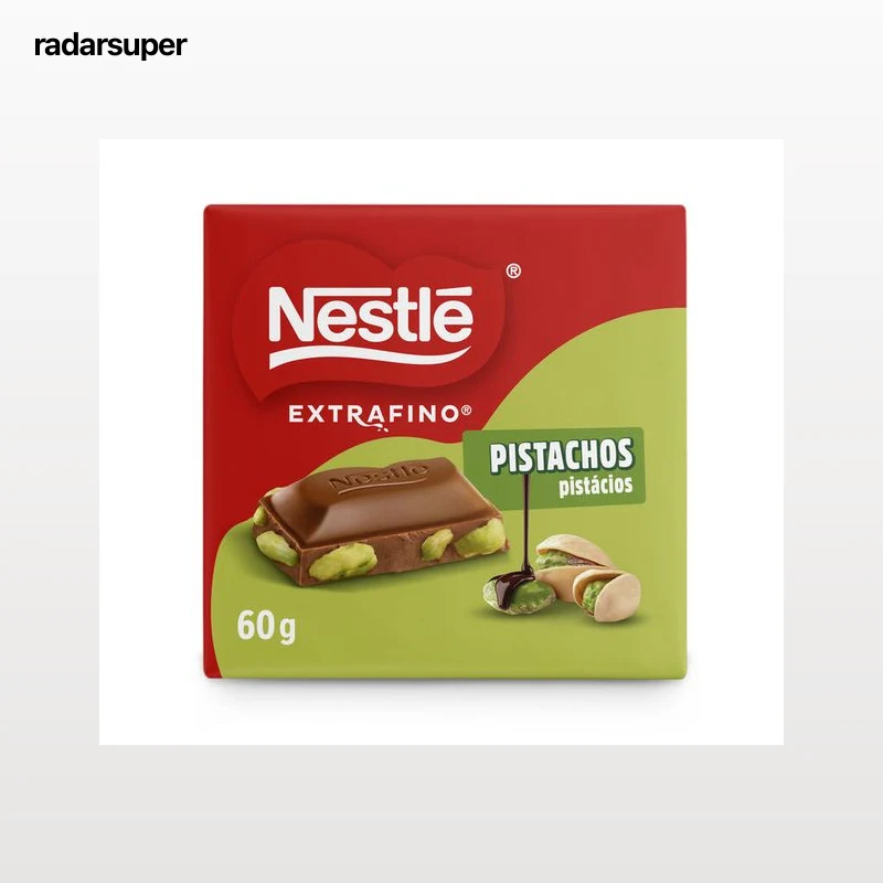 Chocolate con leche extrafino con pistacho Nestlé 60g