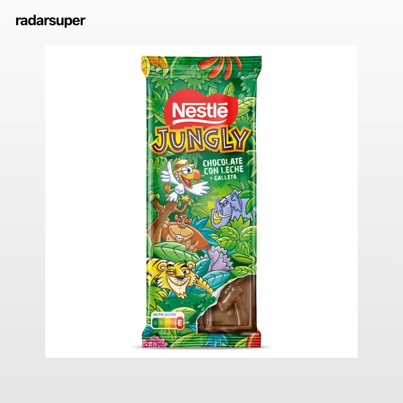 Chocolate con leche y galleta Nestlé Jungly 90 g