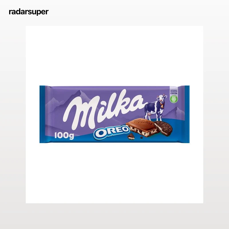 Chocolate con leche Milka 100g relleno de oreo