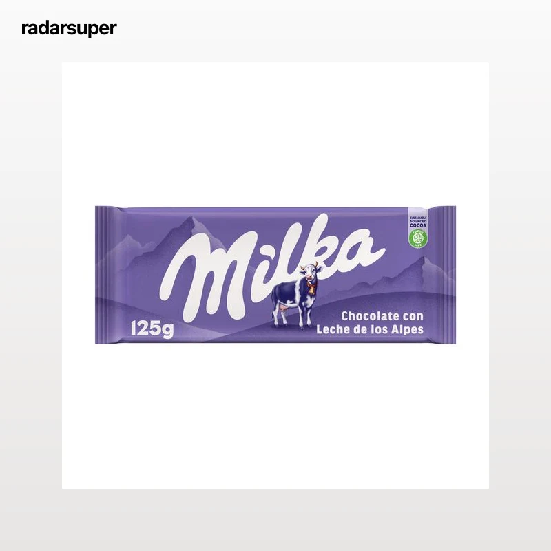 Chocolate con leche Milka 125g