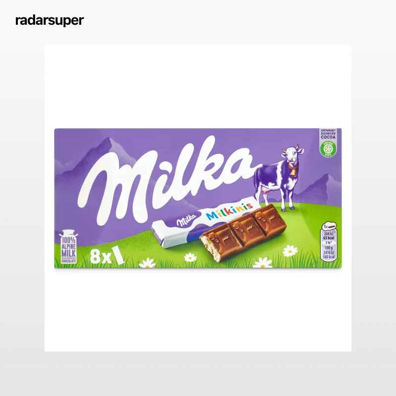Chocolate con leche milkinis Milka 87.5 g