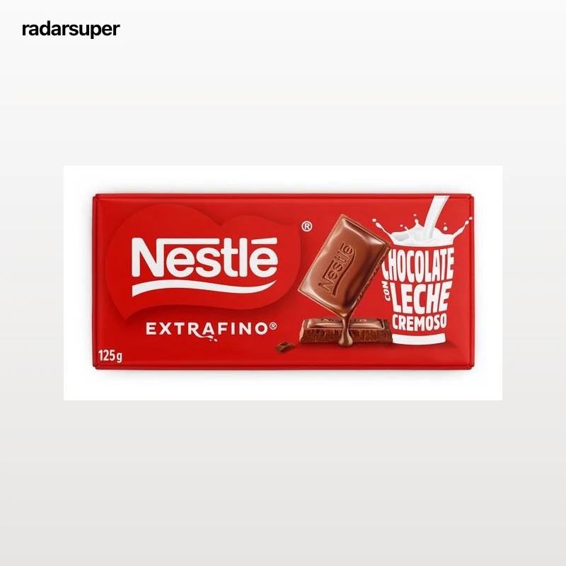 Chocolate con leche Nestlé Extrafino tableta 125g
