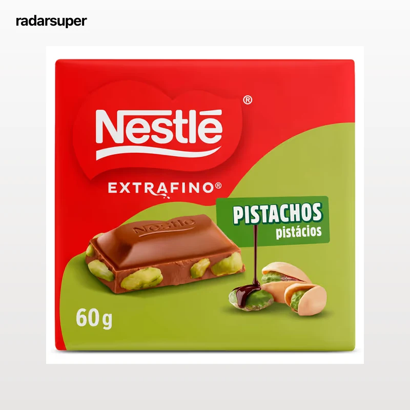 Chocolate con leche con pistachos Nestlé 60 g