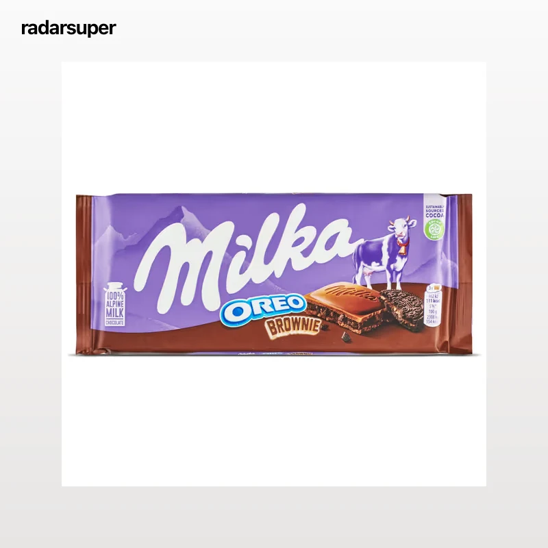 Chocolate con leche relleno de brownie oreo Milka 100 g