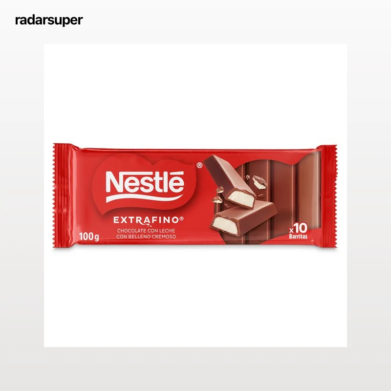 Chocolate con leche con relleno cremoso Nestlé Extrafino 100 g