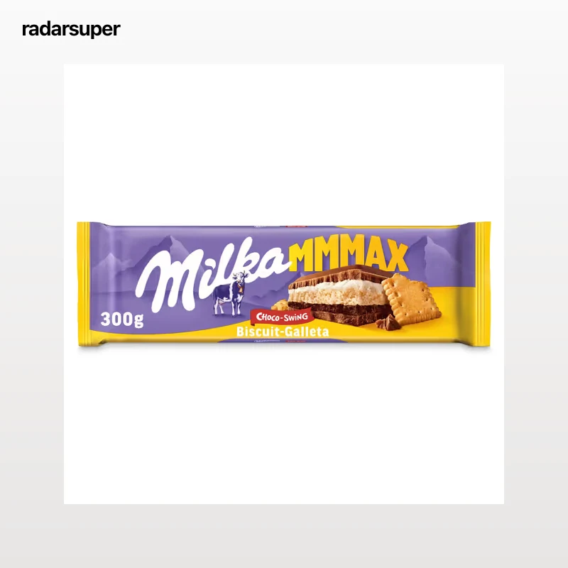 Chocolate con leche relleno de galleta choco-swing Milka 300 g