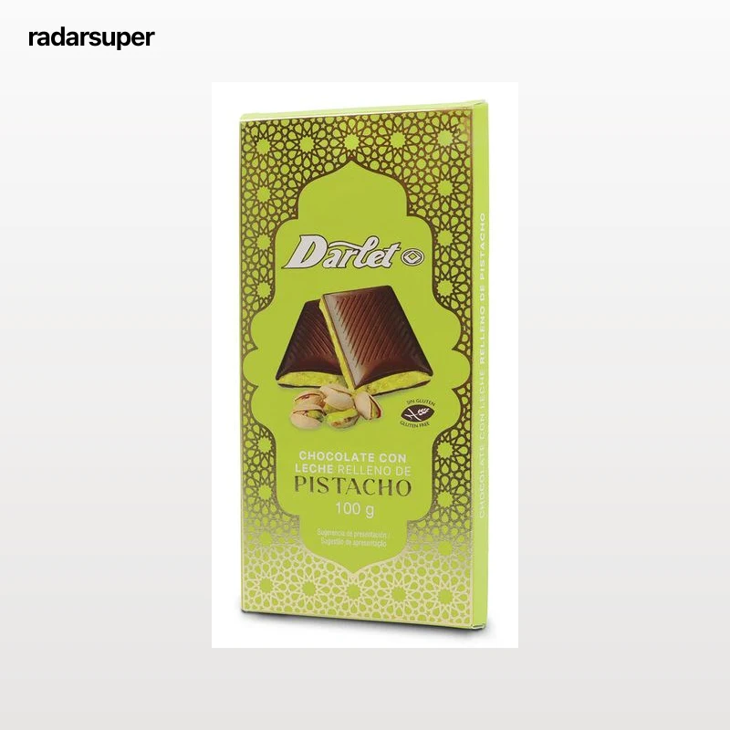 Chocolate con leche con relleno de pistacho crujiente Darlet 100g