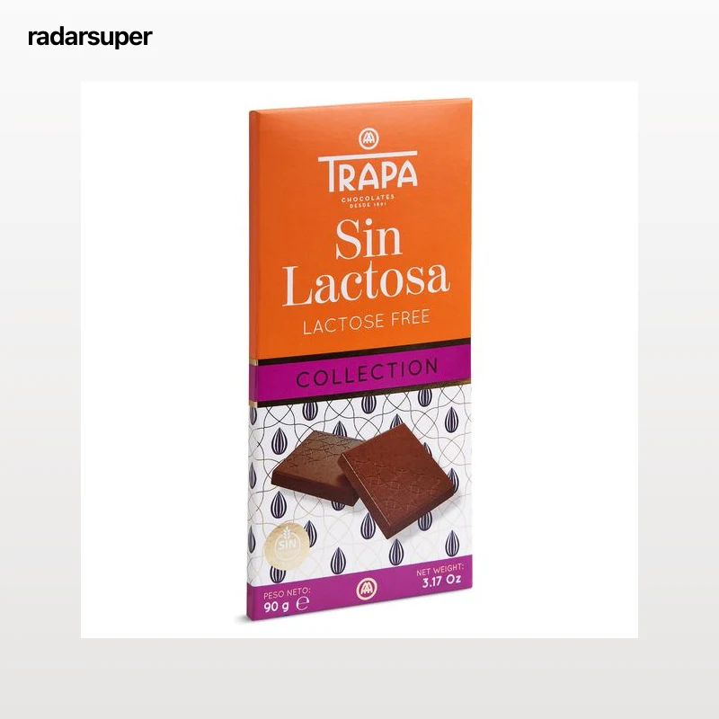 Chocolate con leche sin lactosa Trapa 90 g
