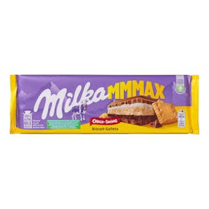 Chocolate de leite com bolachas Milka