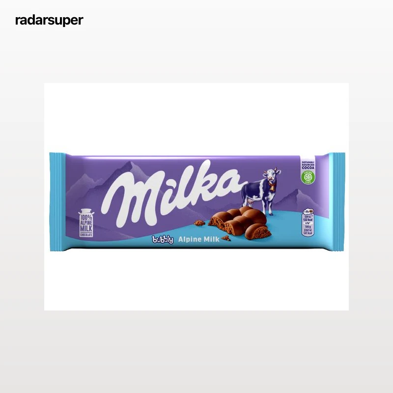 CHOCOLATE MILKA BUBBLY 90G