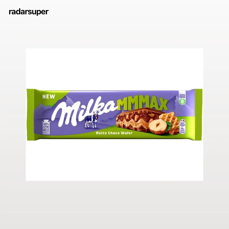 CHOCOLATE MILKA NUTTY CHOCO&WAFER 270 G