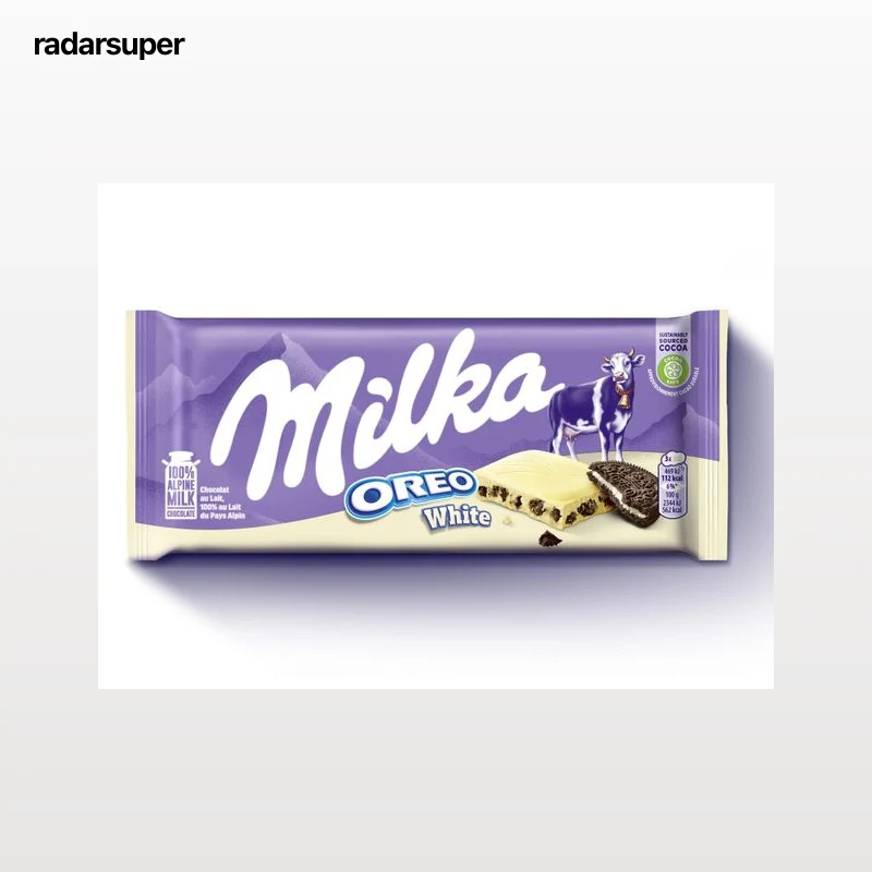 CHOCOLATE MILKA OREO BRANCO 100G