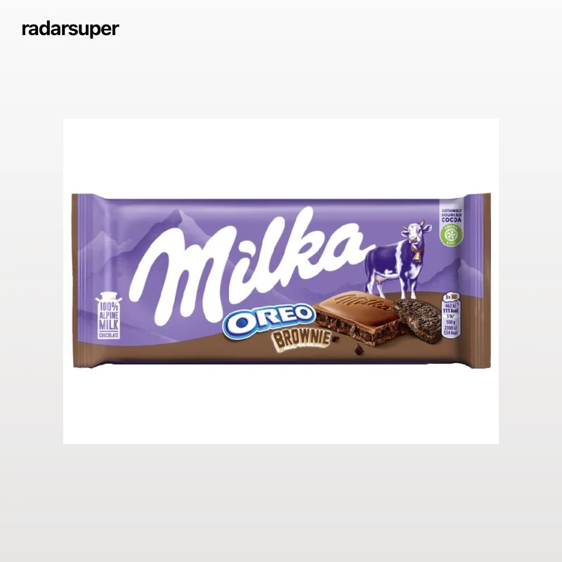 CHOCOLATE MILKA OREO BROWNIE 100G