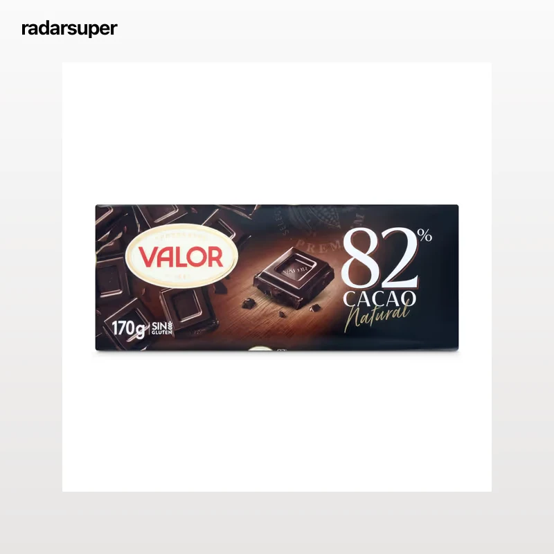 Chocolate negro 82% cacao Valor 170 g