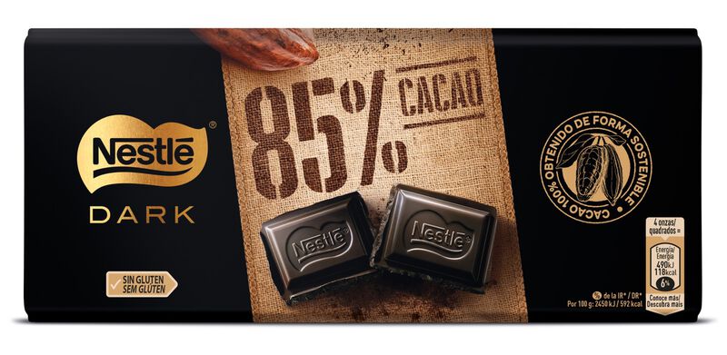 Chocolate negro 85% de cacao Nestlé 120g