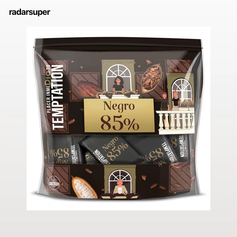 Chocolate negro 85% cacao en porciones Dia Temptation 176 g