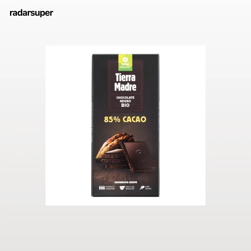 Chocolate negro 85% ecológico Oxfam Intermón 100 g.