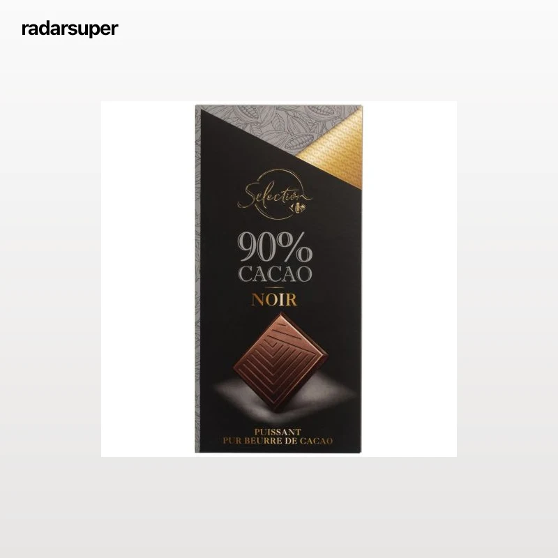 Chocolate negro 90% Selection Carrefour 80 g.