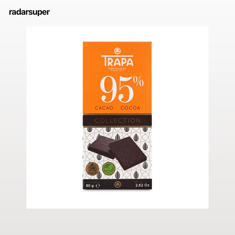 Chocolate negro 95% cacao Trapa 80 g