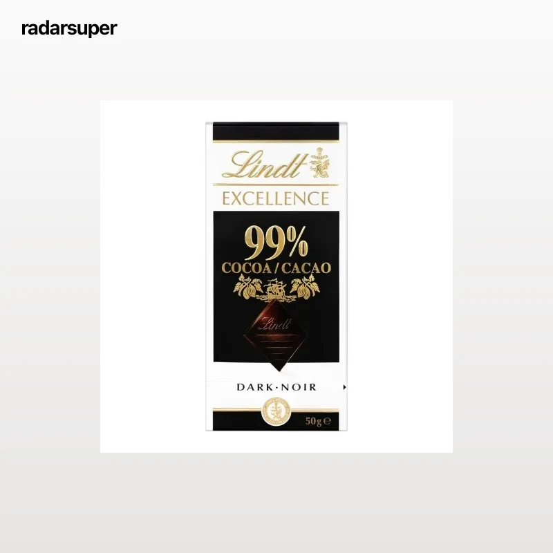 Chocolate negro 99% Lindt Excellence 50 g.