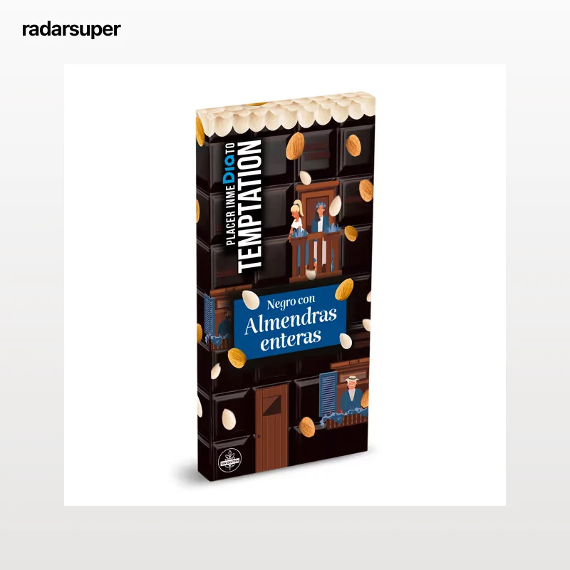 Chocolate negro con almendras enteras Dia Temptation 200 g