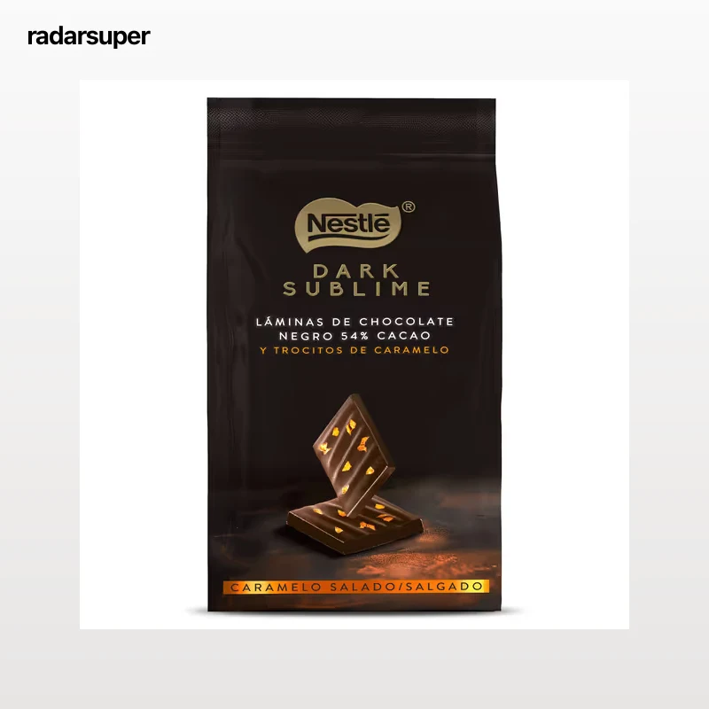 Chocolate negro con caramelo salado en láminas Nestlé Dark 150 g