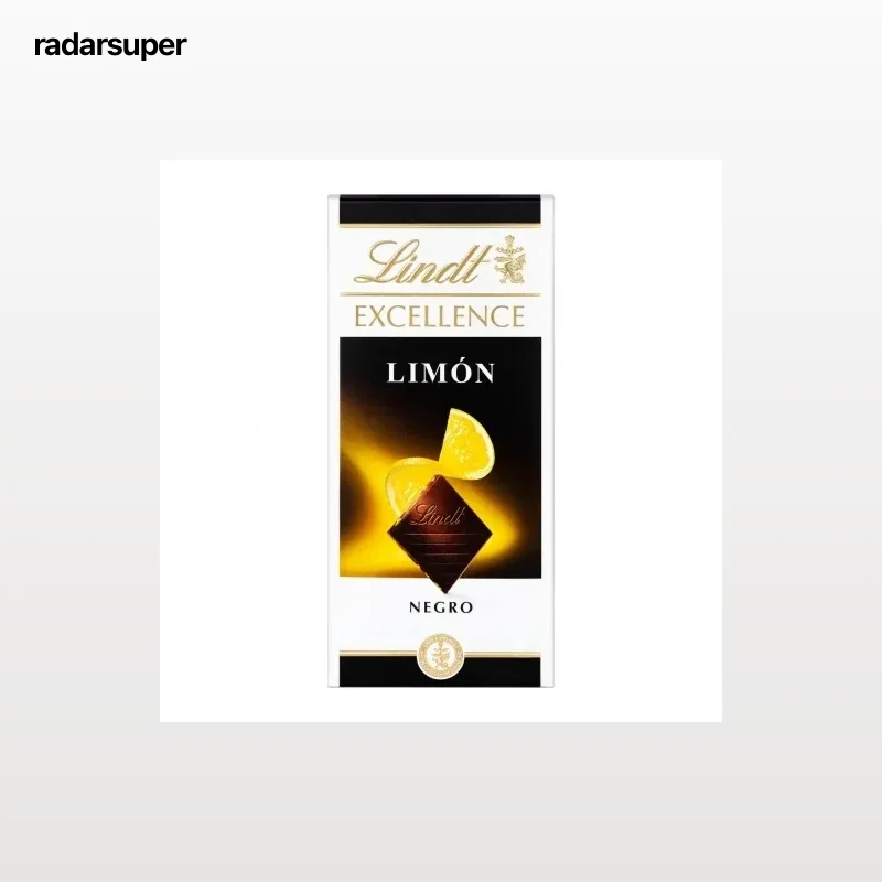 Chocolate negro intenso con limón Lindt Excellence 100 g.