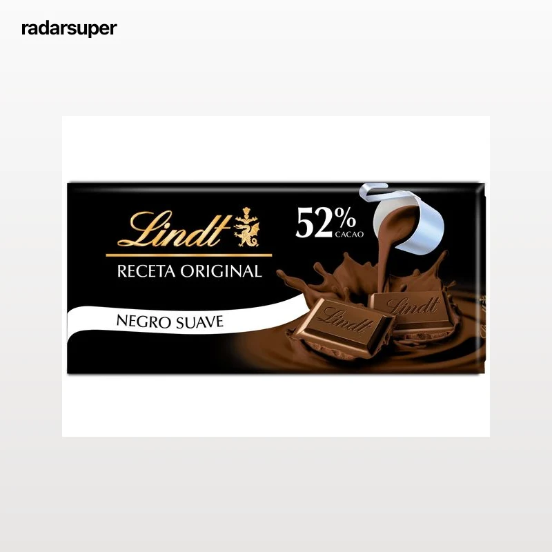 CHOCOLATE NEGRO LINDT 52% CACAU 100G