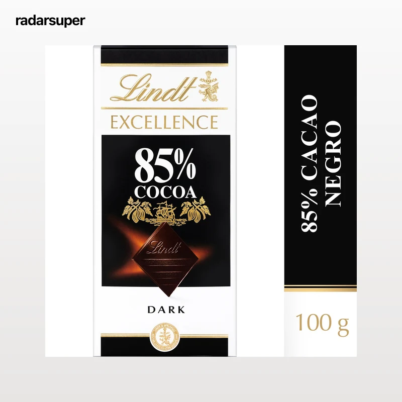 Chocolate negro Lindt excellence 100g 85% de cacao
