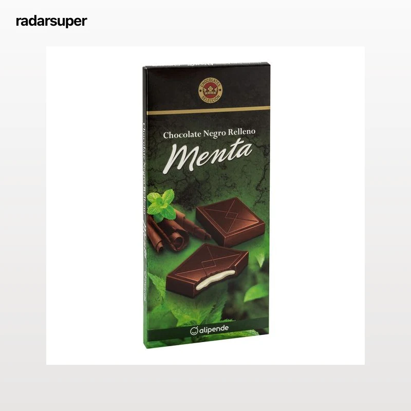 Chocolate negro relleno Alipende 150g menta