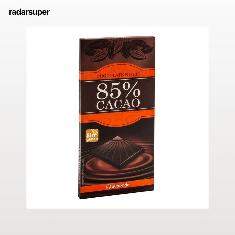 Chocolate negro sin gluten Alipende 100g 85% de cacao