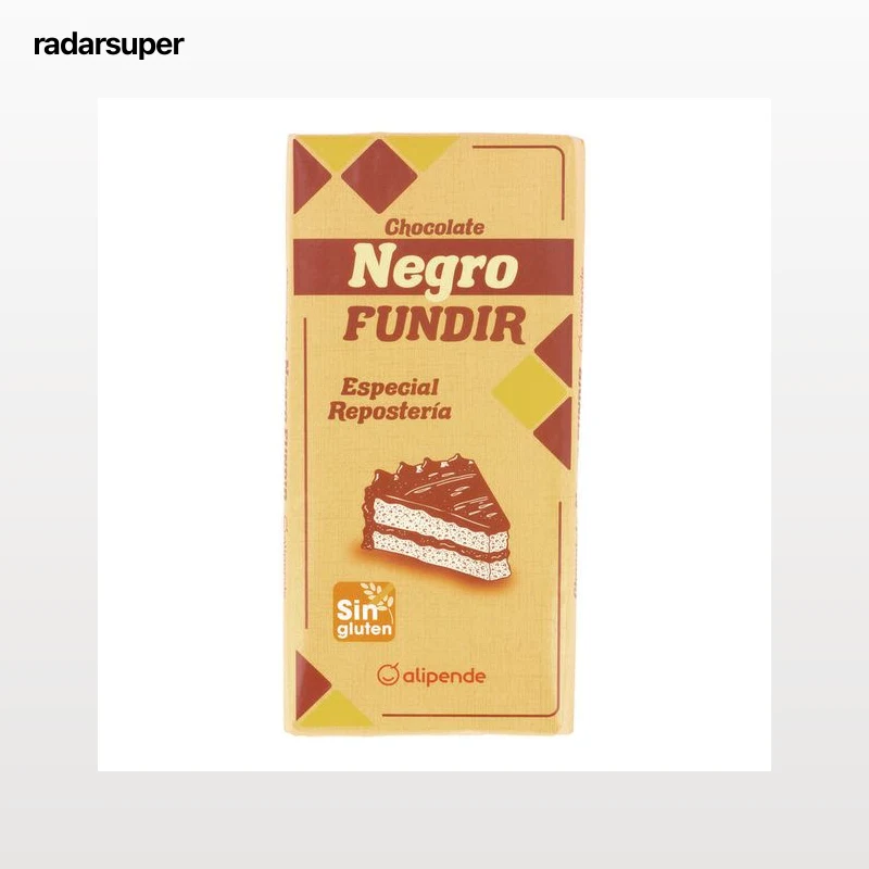 Chocolate negro sin gluten Alipende 200g para fundir