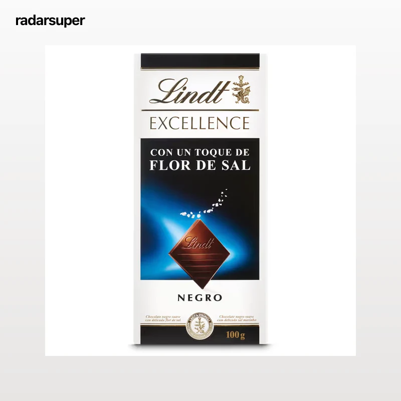 Chocolate negro con un toque de flor de sal Lindt Excellence 100 g