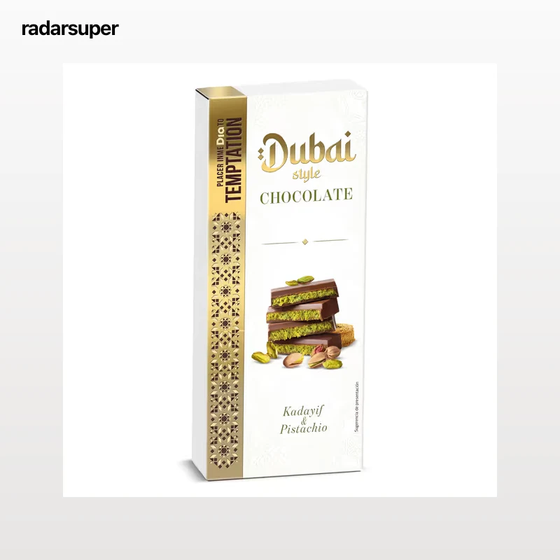 Chocolate con pistacho estilo Dubai Dia Temptation 150 g