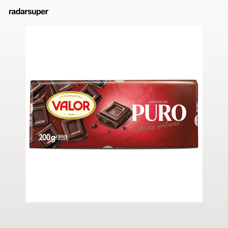 Chocolate puro Valor 200 g