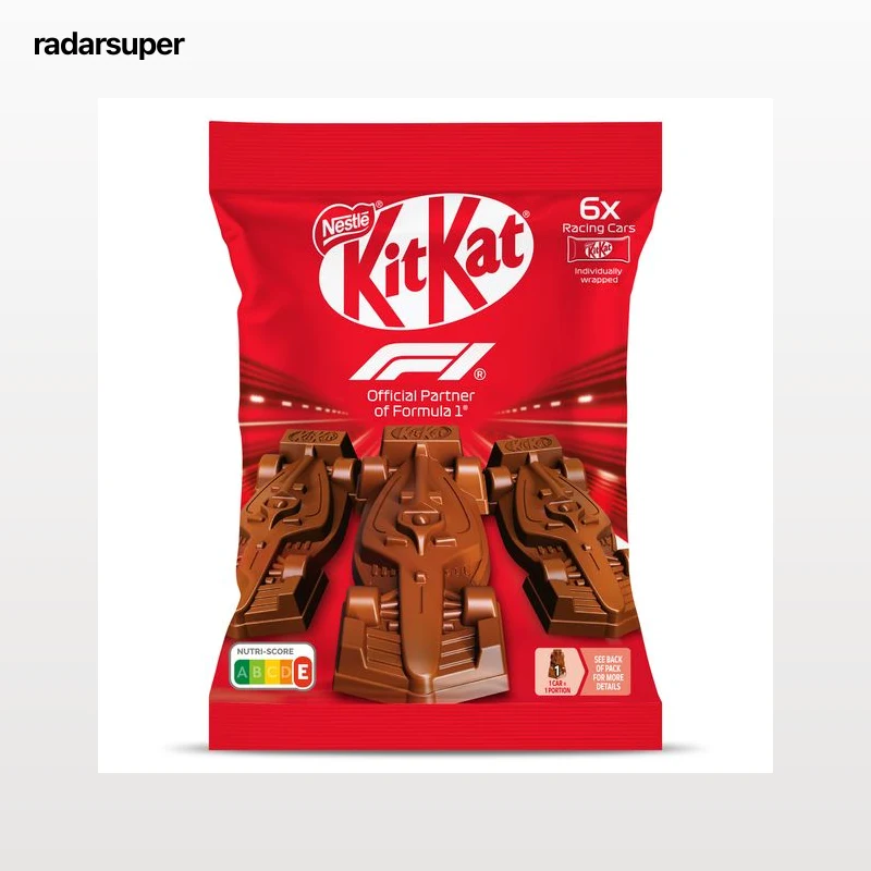 Chocolate racing cars Kit Kat 66 g